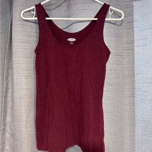 Old Navy Burgundy Tank Top